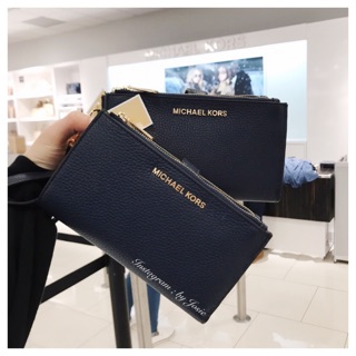 【預購】美國代購 Michael Kors MK 皮革 雙層 手拿包 萬用包 長夾 手機