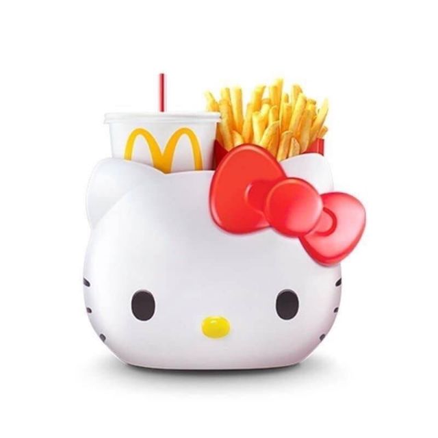 現貨泰國新加坡麥當勞限定Hello Kitty 餐盒萬用購物籃置物籃