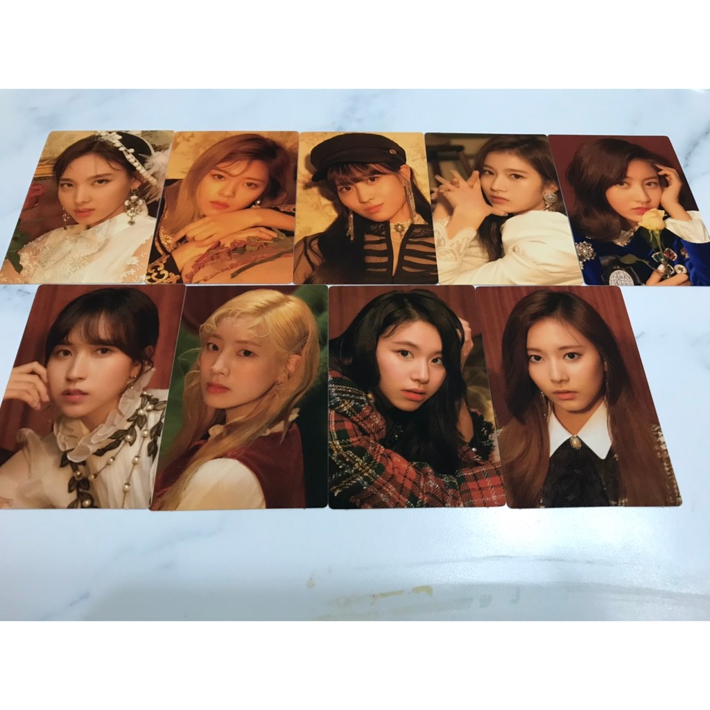Twice 19年曆日記本小卡一套 共九張 蝦皮購物
