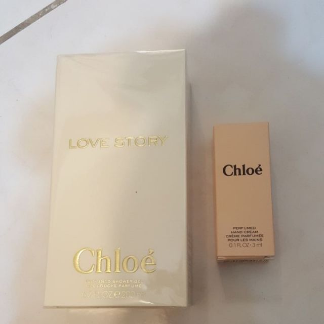 Chloe 愛情故事香氛沐浴膠200ml  同名女性淡香精限量版香氛護手霜