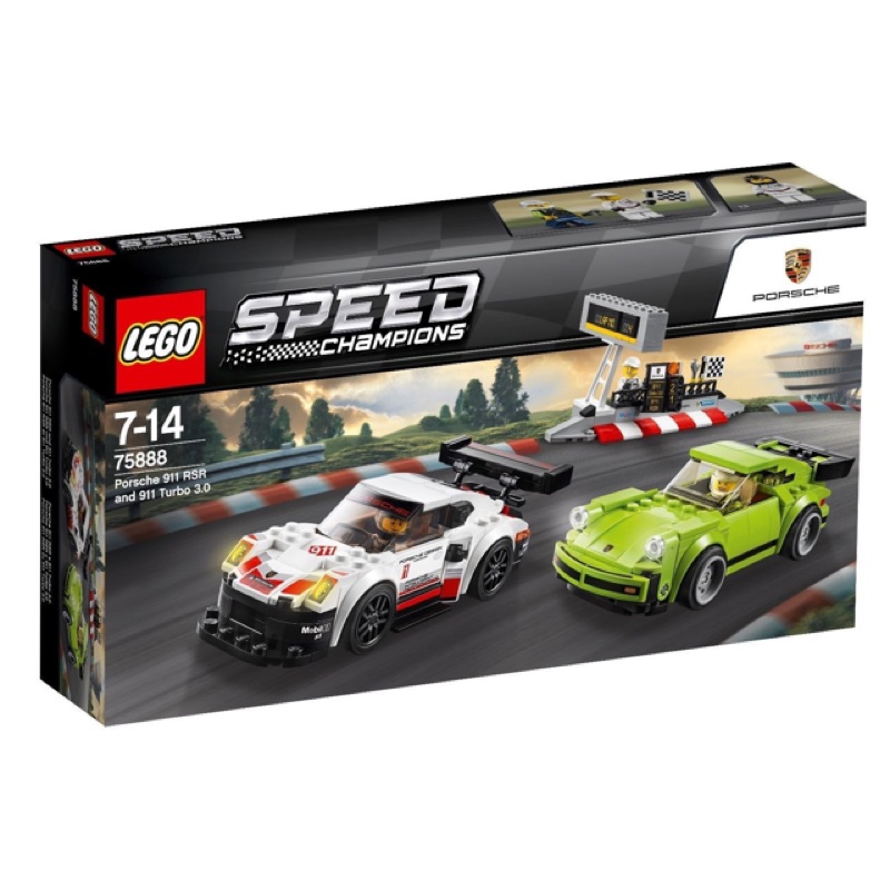 《二姆弟》樂高 Lego 75888 speed系列 Porsche 911 RSR and 911 Turbo 3.0