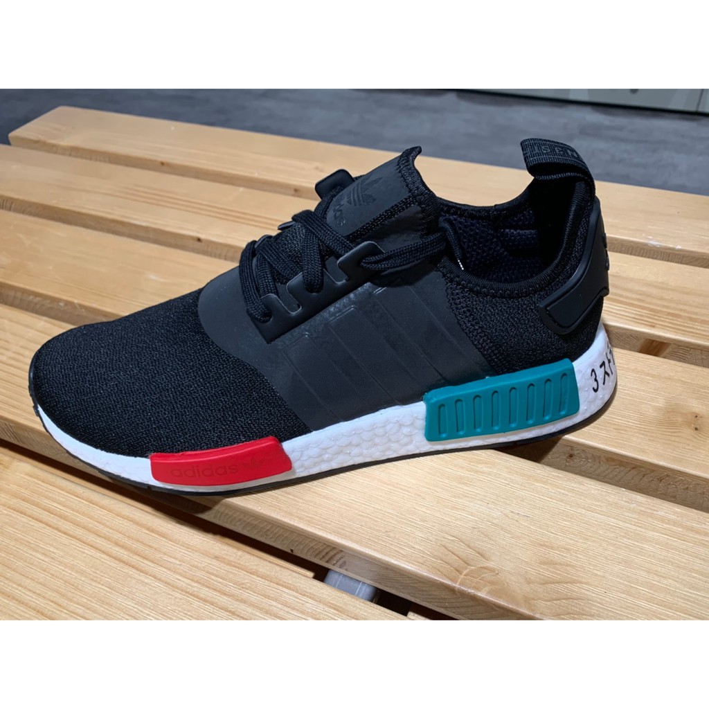 Adidas NMD R1 男女 黑 湖水綠 紅 情侶鞋 休閒鞋 穿搭 透氣 運動 EF4260