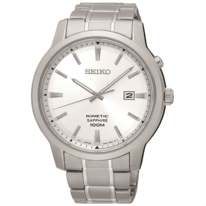 Seiko 精工錶CS系列5M82-0AX0S(SKA739P1) 人動電能簡約日誌型時尚腕錶/白面42mm | 蝦皮購物