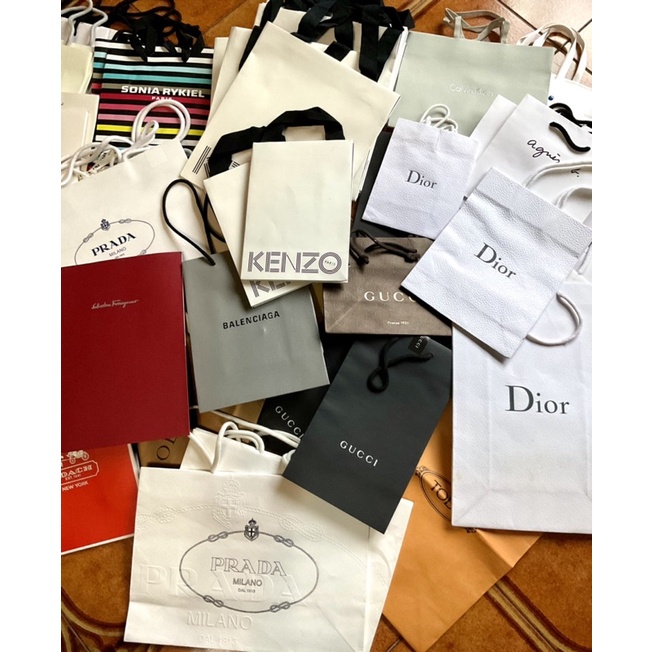 精品紙袋，名牌紙袋，Prada紙袋，Kenzo紙袋,Dior,Gucci,Hermès,Ferragamo,ck