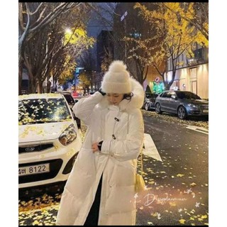 羽絨真狐狸毛領大衣外套