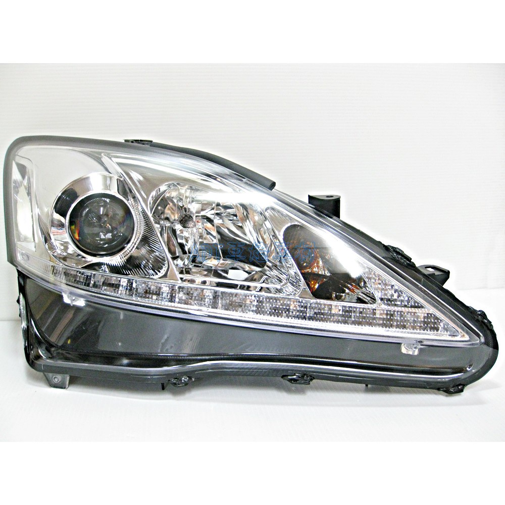 K.A.M. LEXUS IS250 IS350 LED日行燈 類R8燈眉 魚眼銀底大燈 SONAR製造