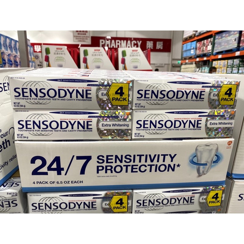 《Costco 好市多代購》Sensodyne 舒酸定敏感性牙膏潔白配方