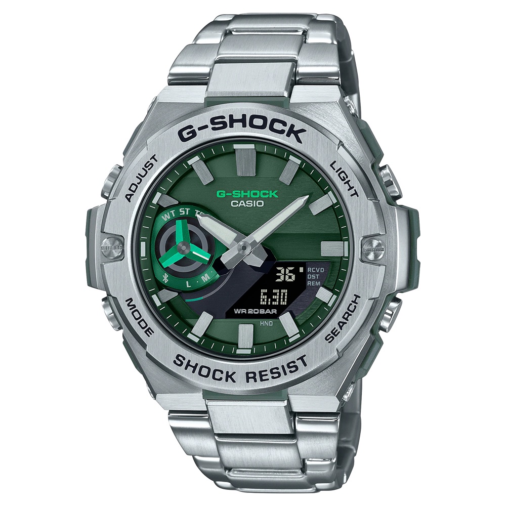 G-SHOCK / GST-B500AD-3A / 卡西歐CASIO [ 官方直營 ] - 藍牙連結 太陽能充電