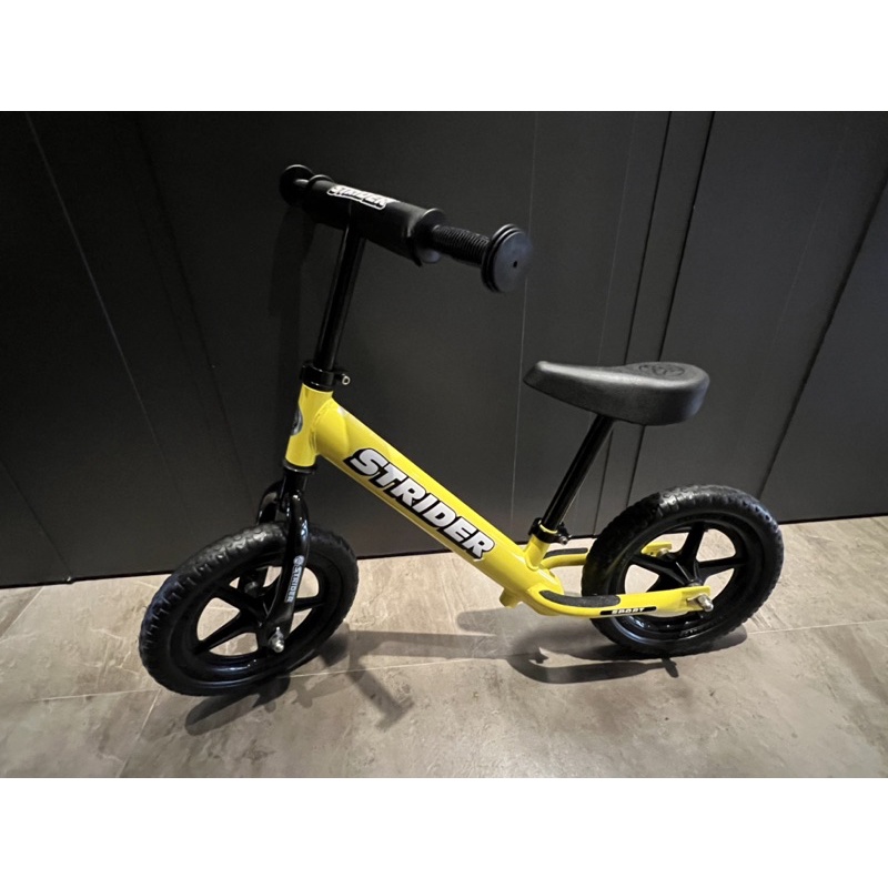 正品二手Strider 12吋 push bike 平衡車（ 黃色）