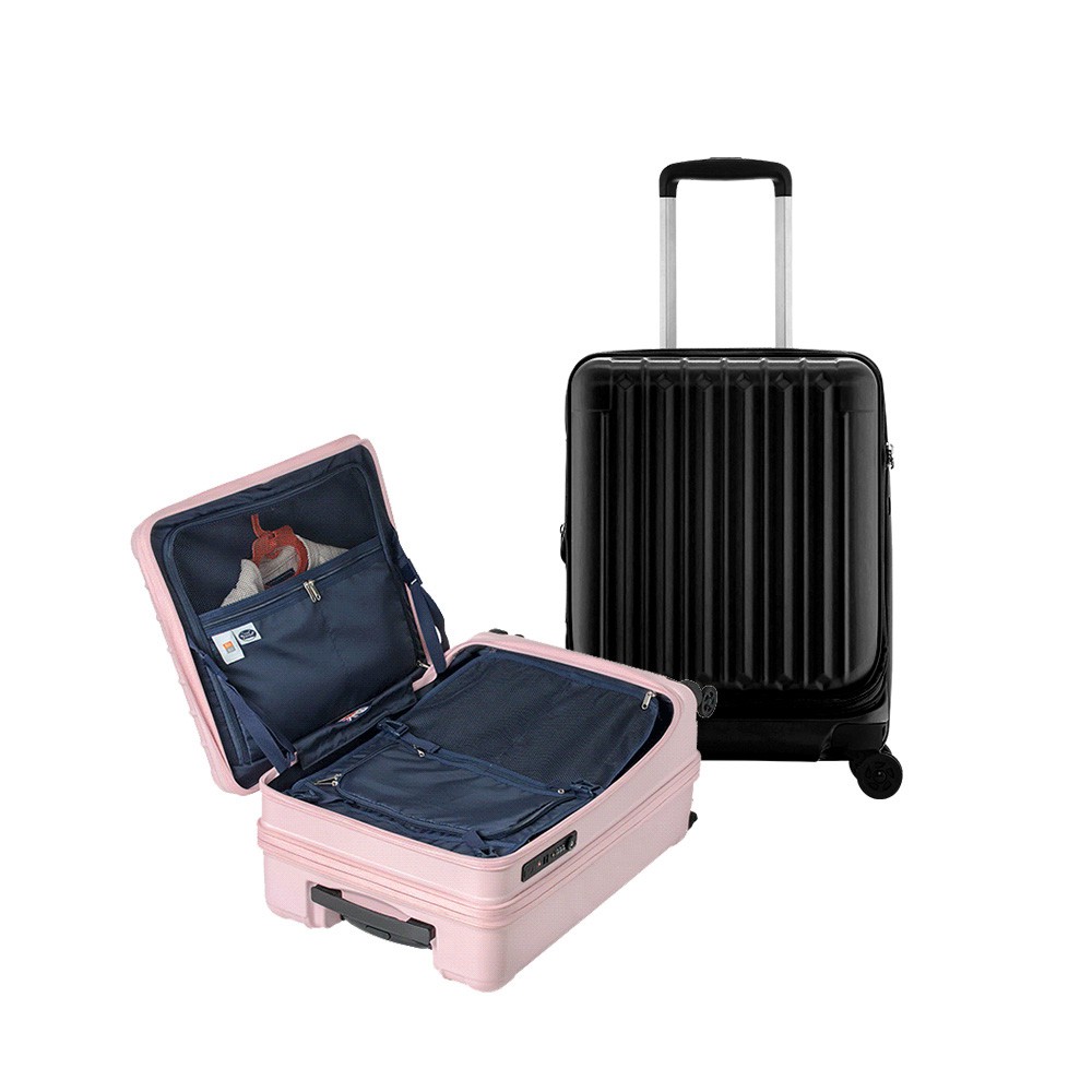 SKY ROVER 19吋 5色 璀璨晶鑽 側開可擴充拉鍊登機箱 上開行李箱 SRI-1808 (R55201)