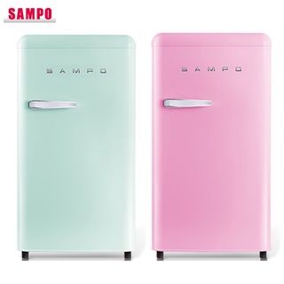 SAMPO 聲寶 SR-C10 冰箱 99L 單門 歐風美型 馬卡龍色 強化玻璃盤架
