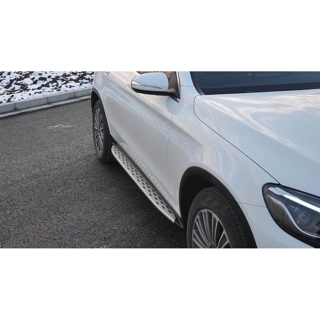 Mercedes Benz GLC250,GLC300,GLC43車側踏板， 鋁合金材質踏墊，全省都有安裝地點