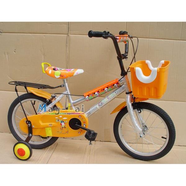 兒童腳踏車 台灣製 16吋 ◎打氣輪 ◎組好寄出 ☆美來☆ 熊貓 雙管 腳踏車 單車 自行車 童車 6