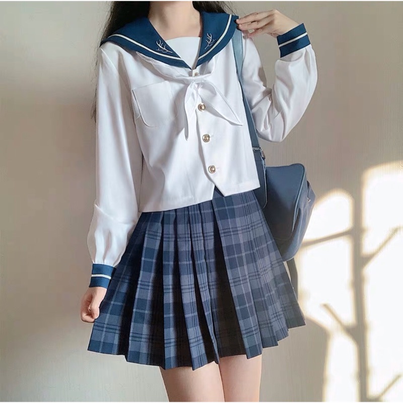 預購 呦呦鹿 西西醬原創jk制服水手服校供感少女中間服 蝦皮購物