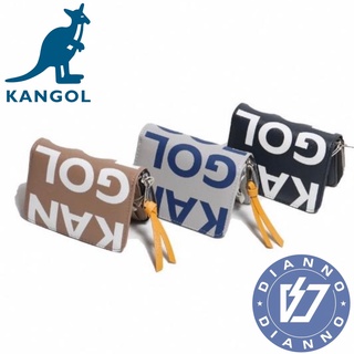 帝安諾-實體店面 KANGOL 袋鼠 經典 LOGO 滿版 零錢包 錢包 卡夾 短夾 收納 拉鍊 包包 62258781