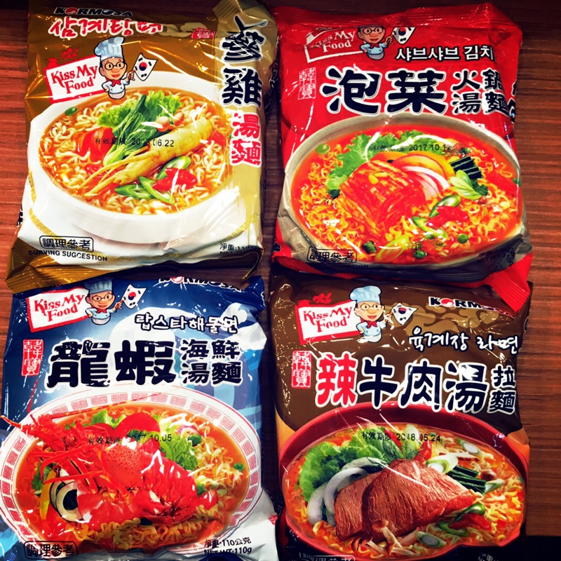 韓國 韓寶KORMOSA人蔘雞/泡菜/龍蝦/辣牛肉 湯麵