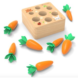 草莓噗噗🍓GoryeoBaby拔蘿蔔遊戲組 高麗寶貝拔蘿蔔遊戲 拔蘿蔔 形狀認知 木製拔蘿蔔 配對遊戲 木質配對