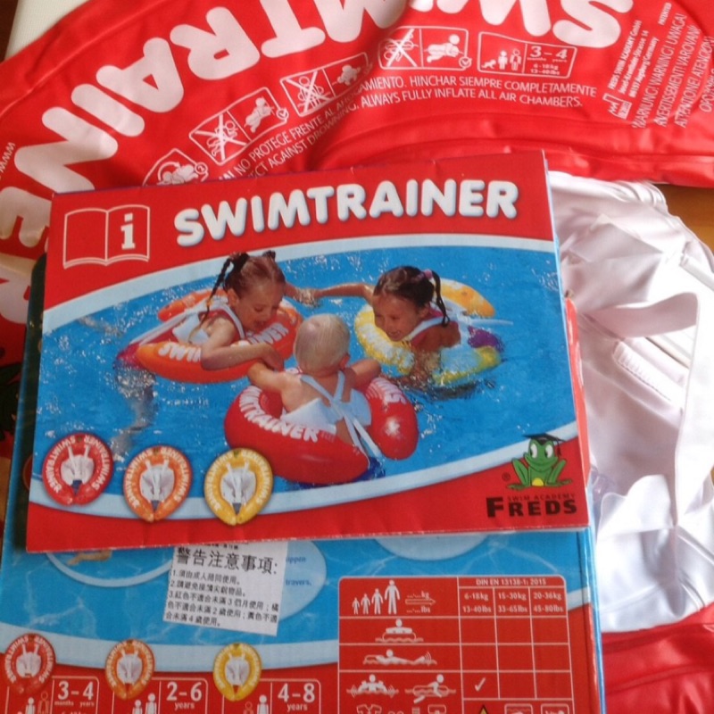 Swimtrainer德國嬰兒學習泳圈 趴式 NT$290二手/用過2次 便宜賣