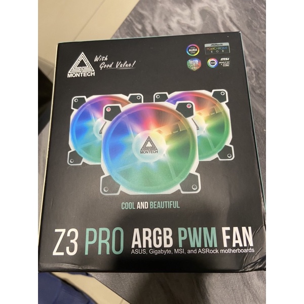 MONTECH 君主電競 Z3 PRO ARGB PWM風扇(3入)