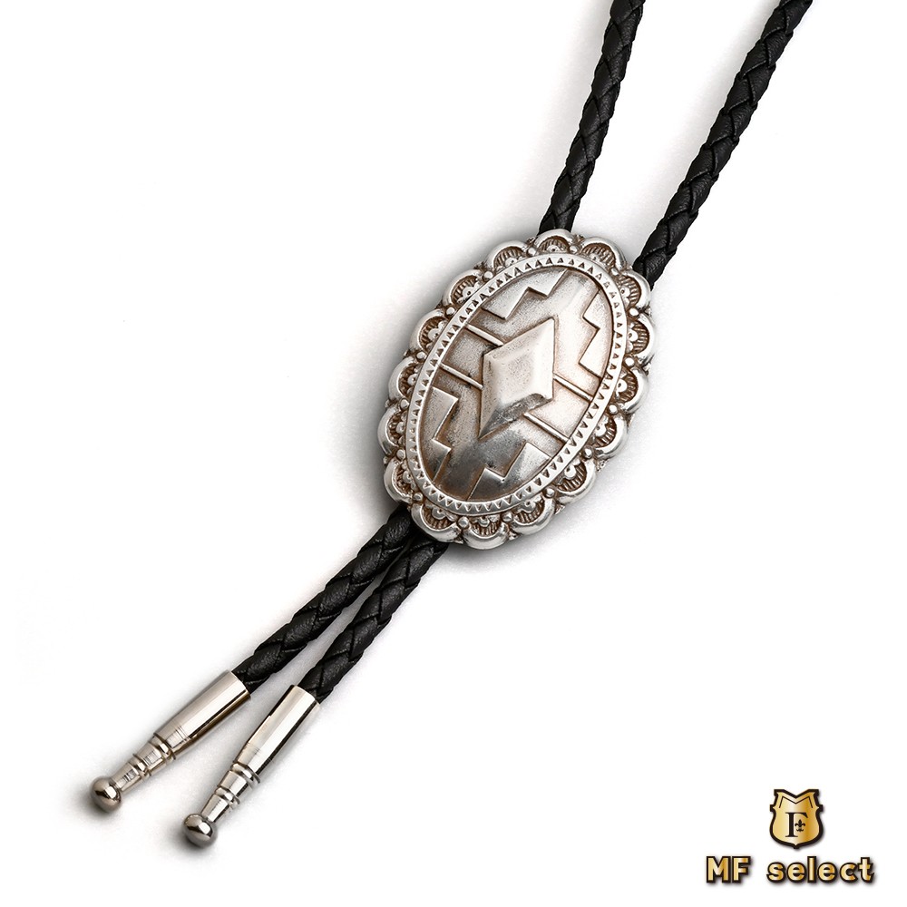 【MF select】經典仿舊十字圓盾 保羅領帶 Bolo Tie 美式項鍊 (BTI2222599-2)