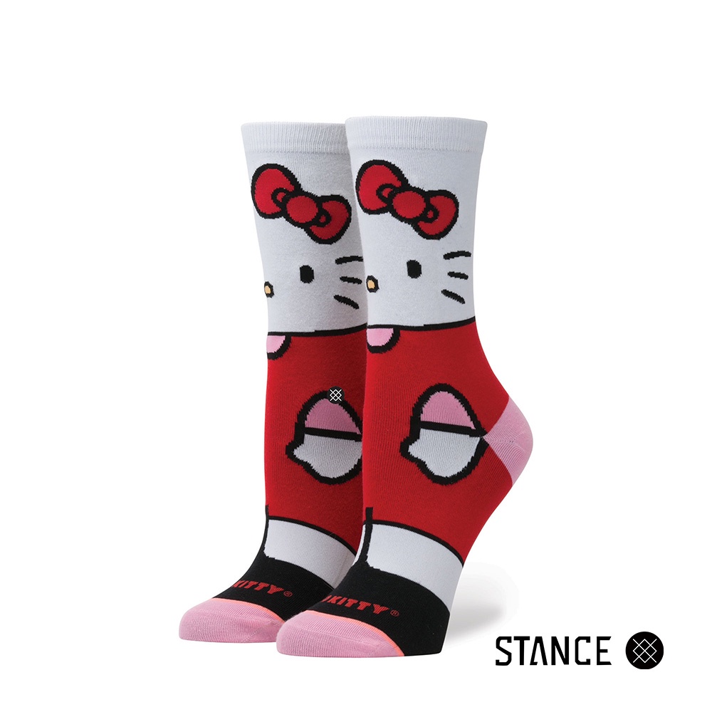 美國 STANCE HELLO KITTY 女襪  Sanrio系列 三麗鷗凱蒂貓設計款 W515A17HEL  WHT