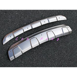 涔峰ｃｆ☆馬自達mazda 二代目 cx-5 cx5 不鏽鋼前後下護板 防刮不鏽鋼護板 前保下護板 後保下護板 前下巴