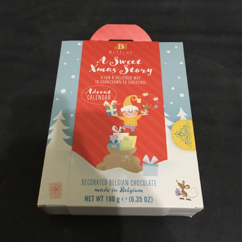 [現貨] 好市多Costco-Belfine 聖誕倒數日曆 比利時巧克力 180g 聖誕禮物 交換禮物 小孩最愛 代購