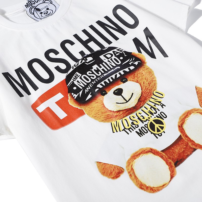 残りわずか Vip Sale かわいい シンプル Moschino テディロゴtシャツ 特売 Www Premiervbleague Com