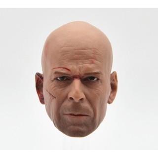 【玩模坊H-113】1/6 12吋 ( 布魯斯威利 ) 老布 受傷 戰損 頭雕