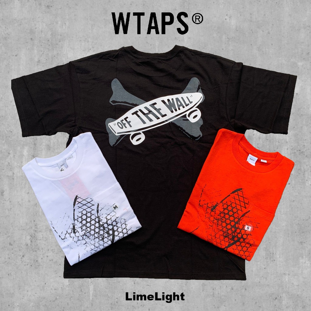 ☆LimeLight☆ 2020AW WTAPS VANS Short Sleeve Tee 短TEE 骨頭 口袋短T