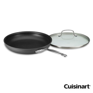 Cuisinart美膳雅 經典主廚不沾超硬陽極單柄煎鍋28cm (622-28GTW)