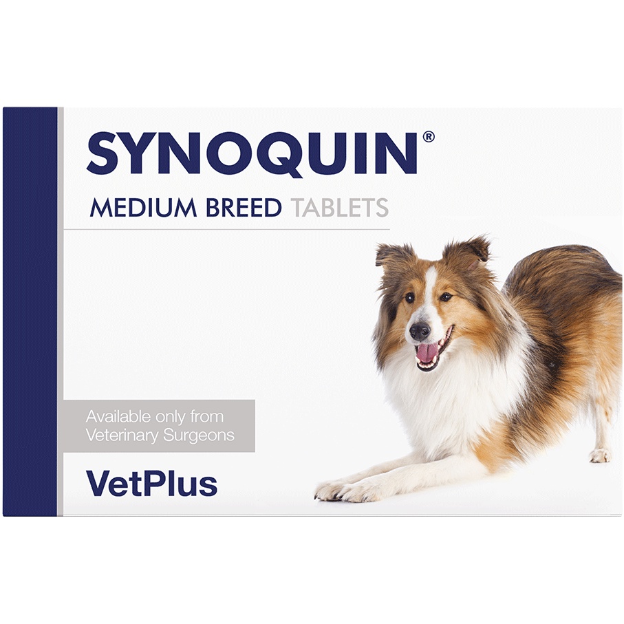 168汪喵 現貨!新包裝 VetPlus SYNOQUIN EFA 舒骼健 中型犬 錠劑 中型犬10kg-25kg適用