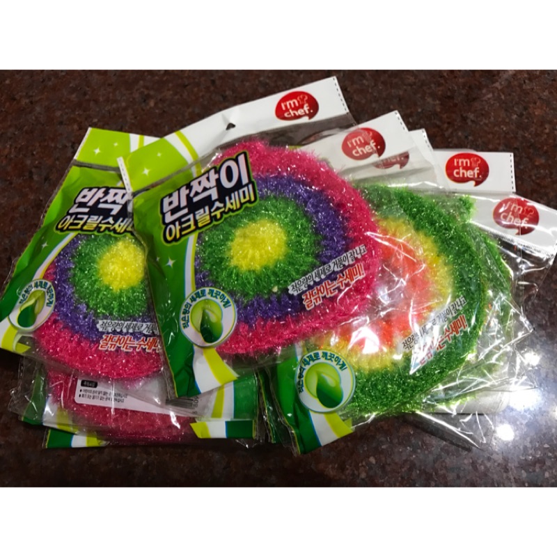 韓國原裝環保清潔絲光超細纖維菜瓜布