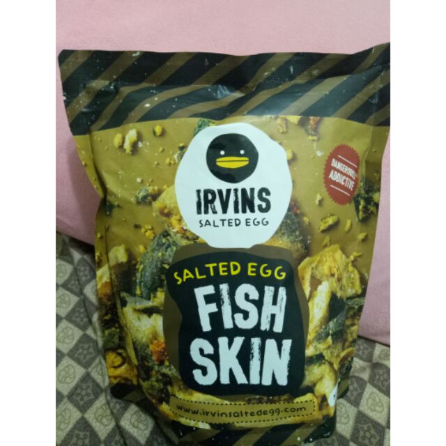 IRVINS 新加坡必買零食 鹹蛋黃魚皮/魚皮餅乾