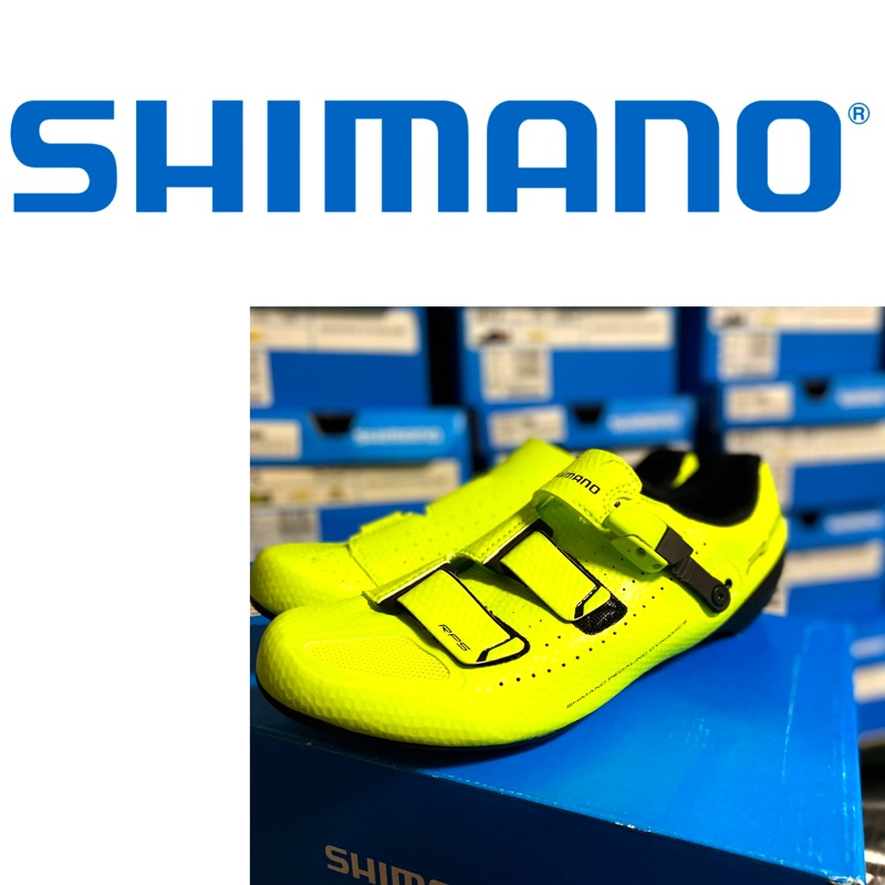 拜客先生－【SHIMANO】現貨  SH-RP500 公路車競賽級 公路車卡鞋 螢光黃 窄版 40/46號