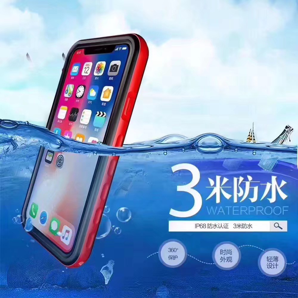 專業級潛水3米防水防摔防塵殼防水 iPhone 11 PRO MAX/XS MAX/X/XR/i6/i7/i8+【愛德】