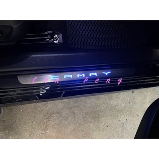 涔峰ＣＦ☆TOYOTA 18年後 CAMRY 八代 8代 LED 迎賓踏板 門檻踏板 白金踏板 外門檻條 冷光踏板 防刮