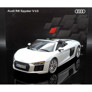 【M.A.S.H】現貨瘋狂價 原廠 i-scale 1/18 Audi R8 Spyder V10 2016 羚鹿銀