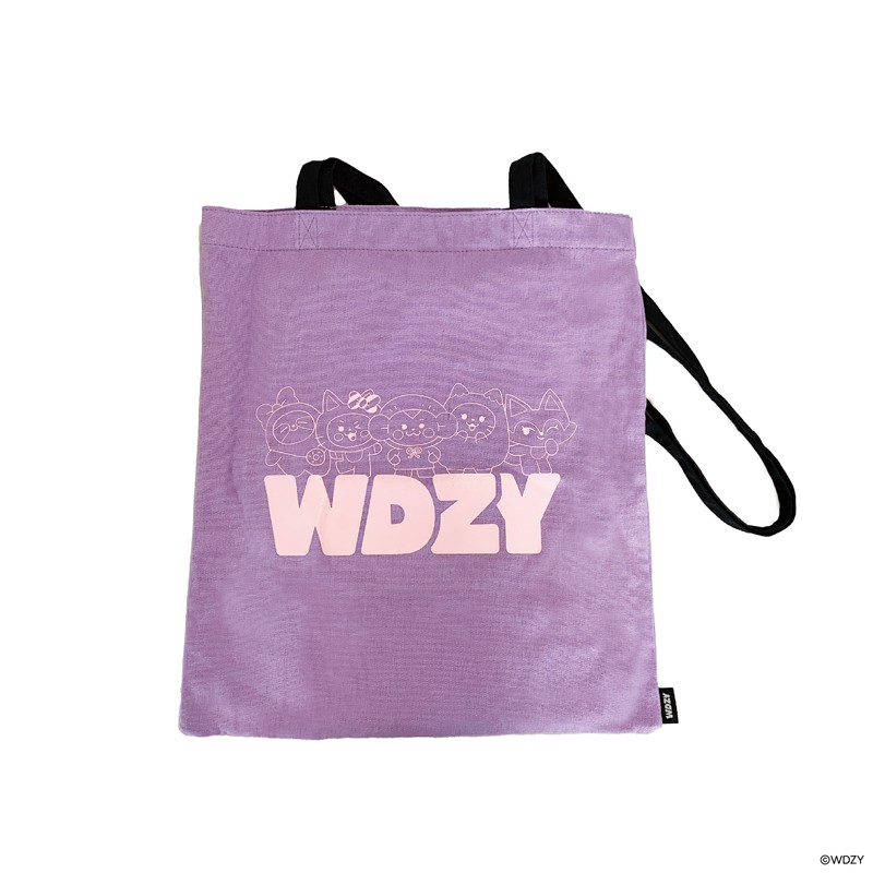 【代購】ITZY - WDZY 日本限定商店官方周邊 托特包(紫色/白色)