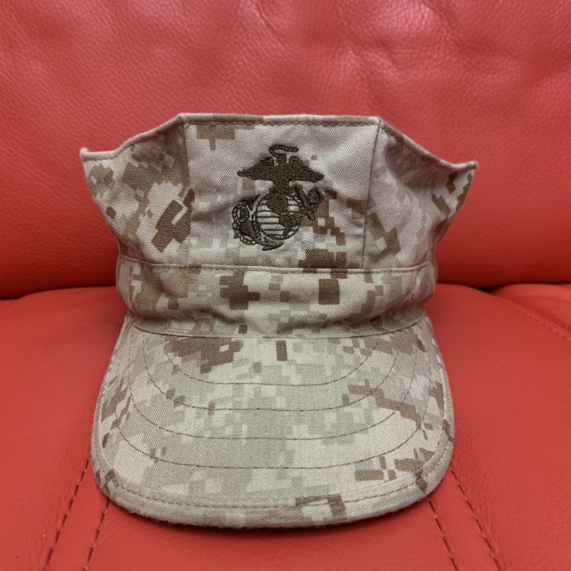美軍公發👮‍♂️USMC 海軍陸戰隊 MARPAT 沙漠數位迷彩 八角小帽 軍迷收藏