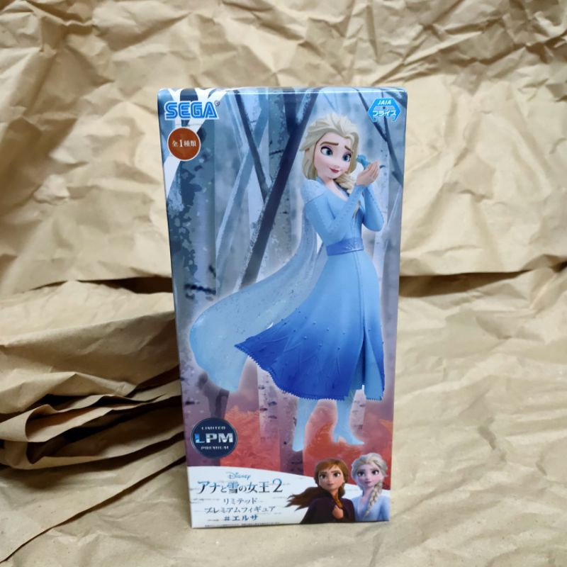 日本線上娃娃機夾取 SEGA LPM 迪士尼 冰雪奇緣2 Elsa 公仔