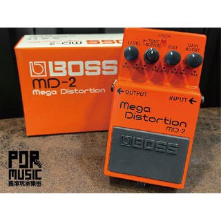 [搖滾玩家樂器] 全新 公司貨 BOSS MD-2 Mega Distortion 電吉他 單顆 破音 效果器