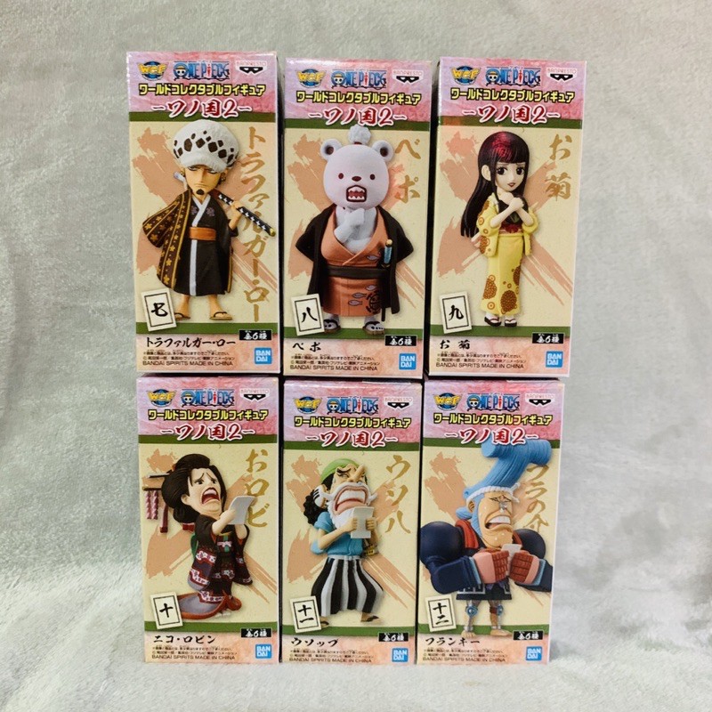 全新 代理版 One Piece 海賊王 wcf 和 和之國 vol. 2 羅 培波 貝波 小菊 羅賓 佛朗基 騙人布