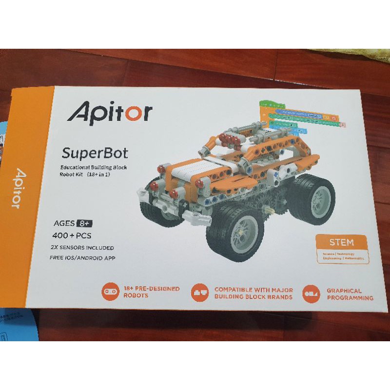 Apitor robot 樂學程式積木 18合1 程式 遙控積木 遙控車 兒童學習