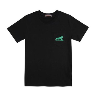Crocodile Junior『小鱷魚童裝』U61415 撞色LOGO圓領T恤 Ggo(G購)