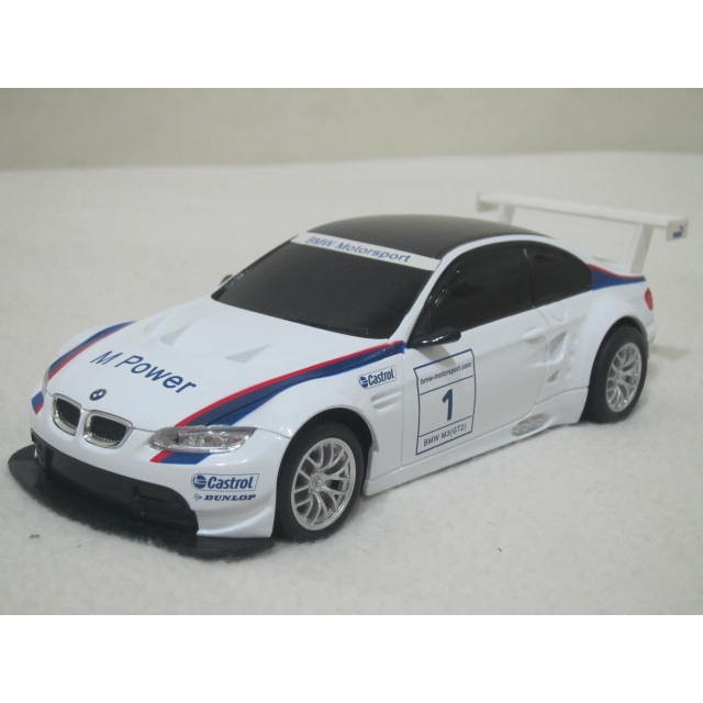 【露天蝦皮便宜免運】 1:24(1/24)全新寶馬BMW M3 GT2空力版白色跑車授權RASTAR遙控車