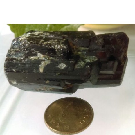 晶喨~天然水晶  黑碧璽(黑色電氣石)/雲母共生礦原礦