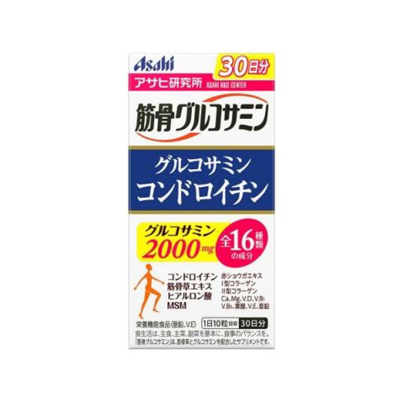 ninichann✿日本朝日 ASAHI 胺基酸葡萄糖胺軟骨素 2000mg 加強版 300錠