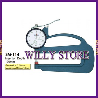 【WILLY STORE】日本 TECLOCK 厚度計 SM-112 厚薄規 SM-114 厚度規 厚薄計 厚度計