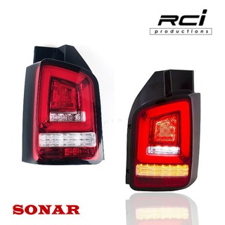 SONAR VW 福斯 T5 03-09 10-14 外銷精品 跑馬方向燈 LED 光條尾燈 LED尾燈